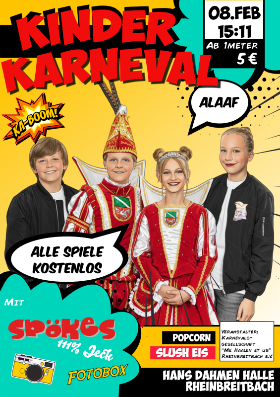Plakat Kinderkarneval